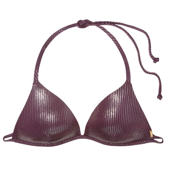 PINK Victoria's Secret Other - VS PINK Ribbed Triangle Push-Up Bikini Top